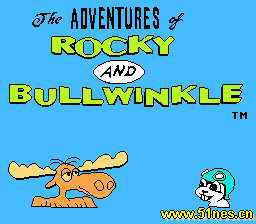 fc/nes游戏 Rocky和Bullwinkle和他们的朋友的冒险
