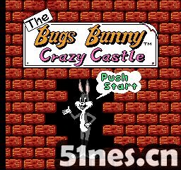 fc/nes游戏 疯狂城堡里狂热的兔子