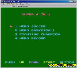 fc/nes游戏 热血4合1