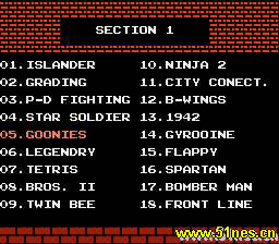 fc/nes游戏 52合1(1)
