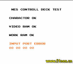 fc/nes游戏 任天堂系统测试程序