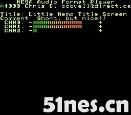 fc/nes游戏 AAudioPlayer-LittleNemoSample
