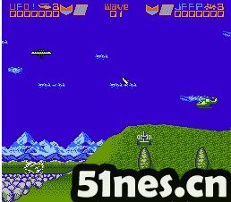 fc/nes游戏 UFO飞碟中东战争美版联合大作战美版