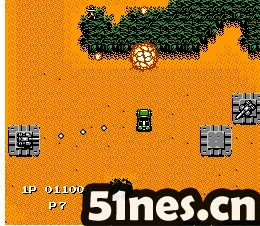 fc/nes游戏 赤色要塞武器增强版