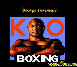 fc/nes游戏 GeorgeForeman sKOBoxing