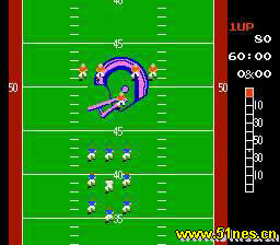 fc/nes游戏 10码大战-橄榄球大赛