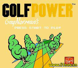 fc/nes游戏 GregNorman sGolfPower