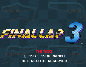 最后一圈三代finalap3.zip mame街机游戏roms