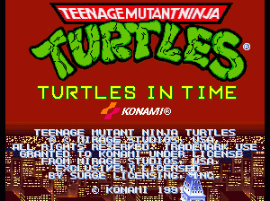 忍者神龟二代-时空大战 tmnt22p.zip mame街机游戏roms