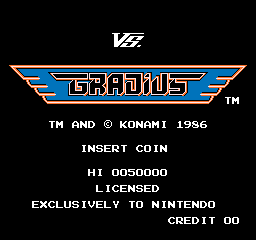 宇宙巡航机街机版 vsgradus.zip mame街机游戏roms