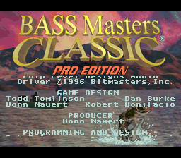 sfc游戏 巴斯大师教室-专业(美)BASS Masters Classic - Pro Edition (U)