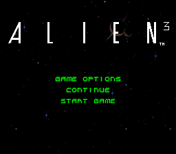 sfc游戏 异形3(美)(Beta)Alien 3 (U) (Beta)