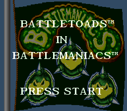 sfc游戏 忍者蛙(日)Battletoads in Battlemaniacs (J)