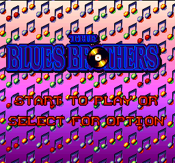 sfc游戏 布鲁斯兄弟(欧)(测试版)Blues Brothers, The (E) (Beta)
