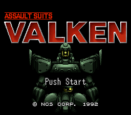 sfc游戏 突击装甲(日)Assault Suits Valken (J)