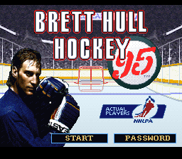 sfc游戏 冰上曲棍球(欧)Brett Hull Hockey (E)