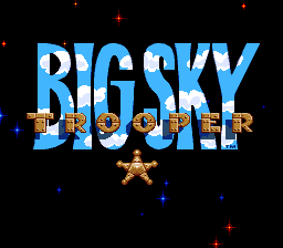 sfc游戏 天空骑兵(欧)Big Sky Trooper (E)