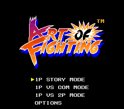 sfc游戏 龙虎之拳(欧)Art of Fighting (E)