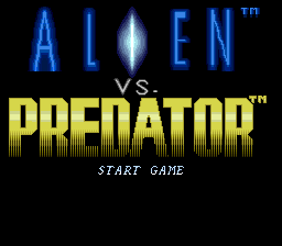 sfc游戏 异形对终极战士(欧)Alien vs. Predator (E)