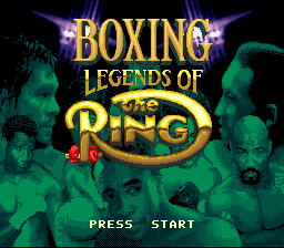 sfc游戏 拳击-铃声传说(欧)Boxing Legends of the Ring (E)