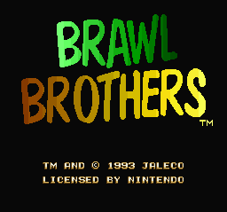 sfc游戏 快打刑事(美)Brawl Brothers (U)