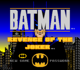 sfc游戏 蝙蝠侠-迷天大圣复仇记(美)Batman - Revenge of the Joker (U) (Beta)