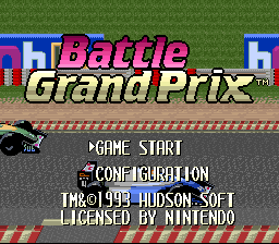 sfc游戏 战斗GP赛车(美)Battle Grand Prix (U)
