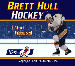 sfc游戏 冰上曲棍球(美)Brett Hull Hockey (U)