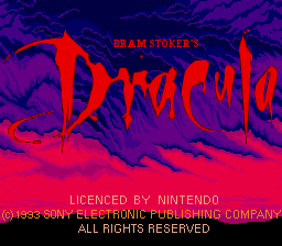 sfc游戏 吸血鬼德古拉(美)Bram Stoker's Dracula (U)