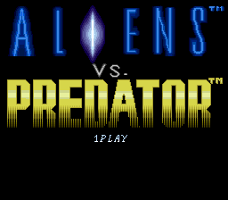 sfc游戏 异形对终极战士(日)Aliens vs. Predator (J)