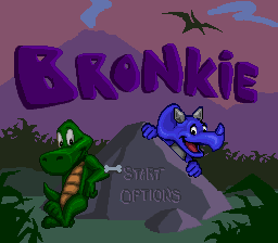 sfc游戏 Bronkie the Bronchiasaurus (USA) (En,Es)