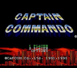 sfc游戏 上尉密令(日)Captain Commando (J)