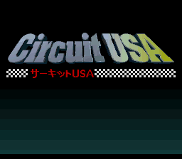 sfc游戏 美国巡迴赛车(日)Circuit USA (J)