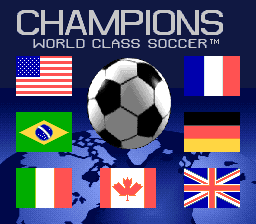 sfc游戏 世界级足球赛(美)(M4)Champions World Class Soccer (U) (M4)