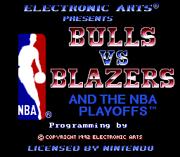 sfc游戏 公牛VS.Blazers(美)(V1.0)Bulls vs Blazers and the NBA Playoffs (U)