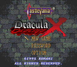 sfc游戏 恶魔城X(美)Castlevania - Dracula X (U)