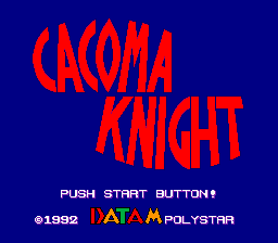 sfc游戏 卡通天蚕变(日)Cacoma Knight (J)