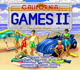 sfc游戏 加州游戏2(美)California Games II (U)