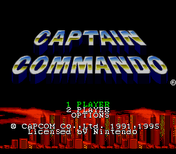 sfc游戏 上尉密令(欧)Captain Commando (E)
