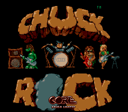 sfc游戏 呆呆原始人(美)(测试版)Chuck Rock (U) (Beta)