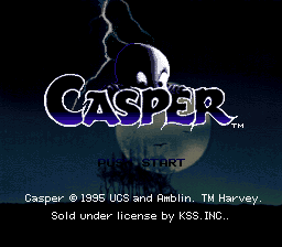 sfc游戏 鬼马小精灵(日)Casper (J)