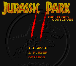 sfc游戏 侏罗纪公园2(美)(M4)测试版Jurassic Park II - The Chaos Continues (U) (M4) (Beta)