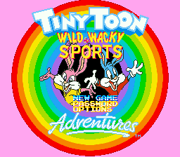 sfc游戏 顽皮兔大运动会测试版(欧)Tiny Toon Adventures - Wild & Wacky Sports (E) (Beta)