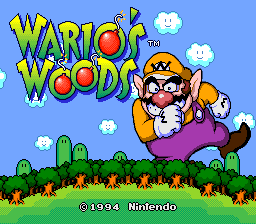 sfc游戏 瓦力欧的木头方块(欧)Wario's Woods (E)