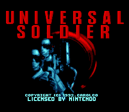 sfc游戏 宇宙战士测试版(美)Universal Soldier (U) (Beta)