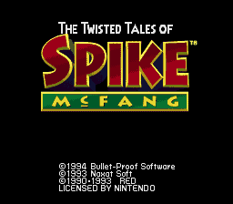 sfc游戏 史派克大冒险(美)Twisted Tales of Spike McFang, The (U)