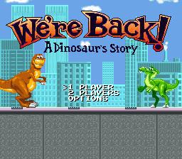 sfc游戏 我们回来啦-一双恐龙的故事(美)We're Back! - A Dinosaur's Story (U)