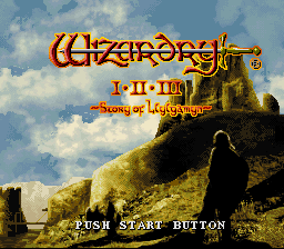 sfc游戏 巫术123(日)Wizardry I-II-III - Story of Llylgamyn (J) (NP)