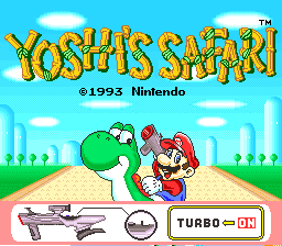sfc游戏 耀西的旅行(美)Yoshi's Safari (U)