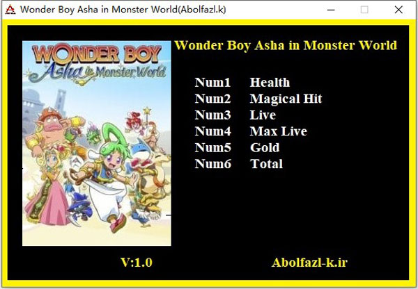 神奇小子爱莎在怪物世界六项修改器 v1.0 Abolfazl(暂未上线)